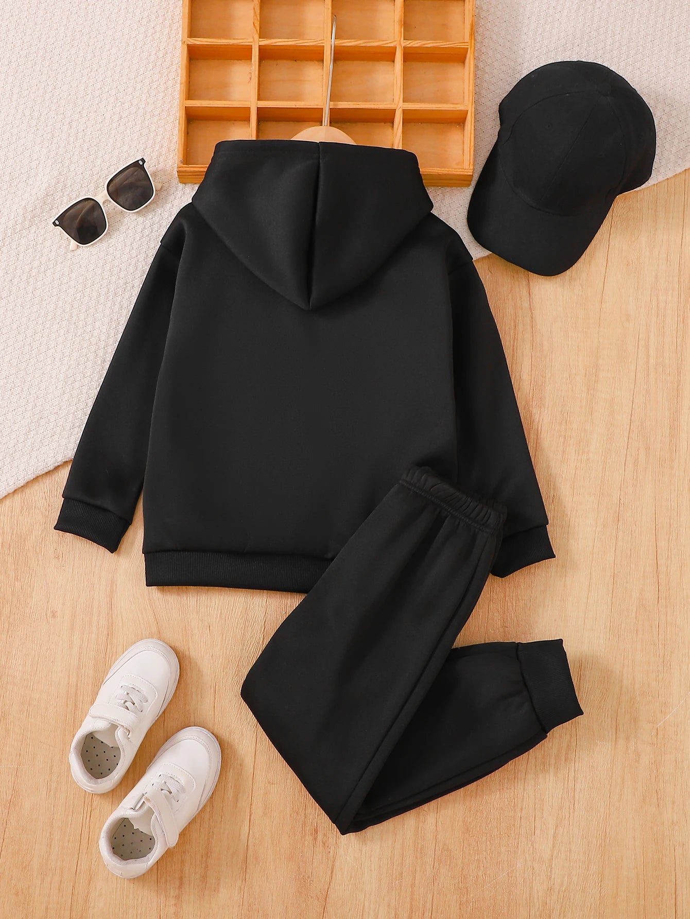 Velvet Love Print Girls Set