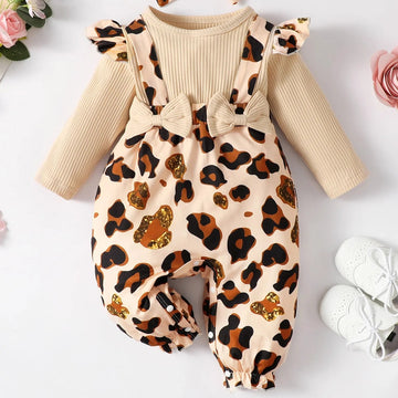 Combinaison Bébé Fille Léopard