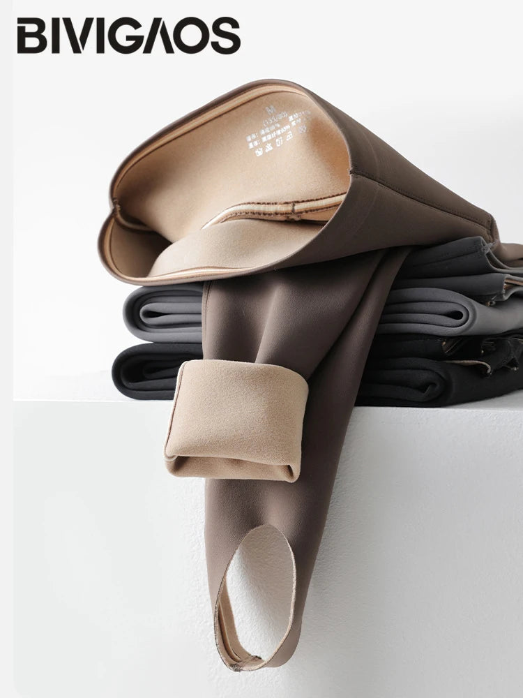 Leggings Chauds Femme Hiver