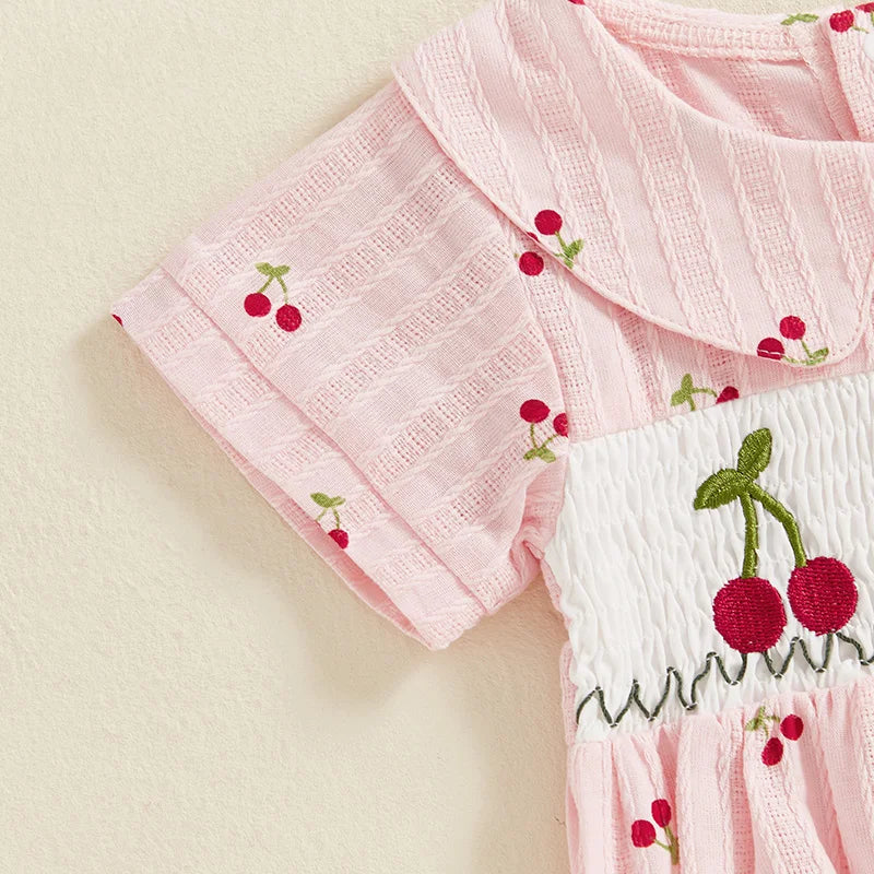 Barboteuse Été Bébé Cerises