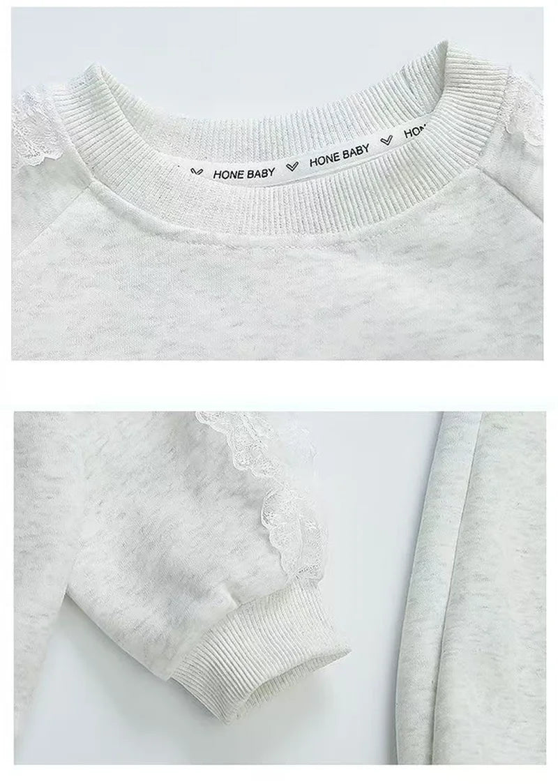 Ensemble Fille Sweat Nœud