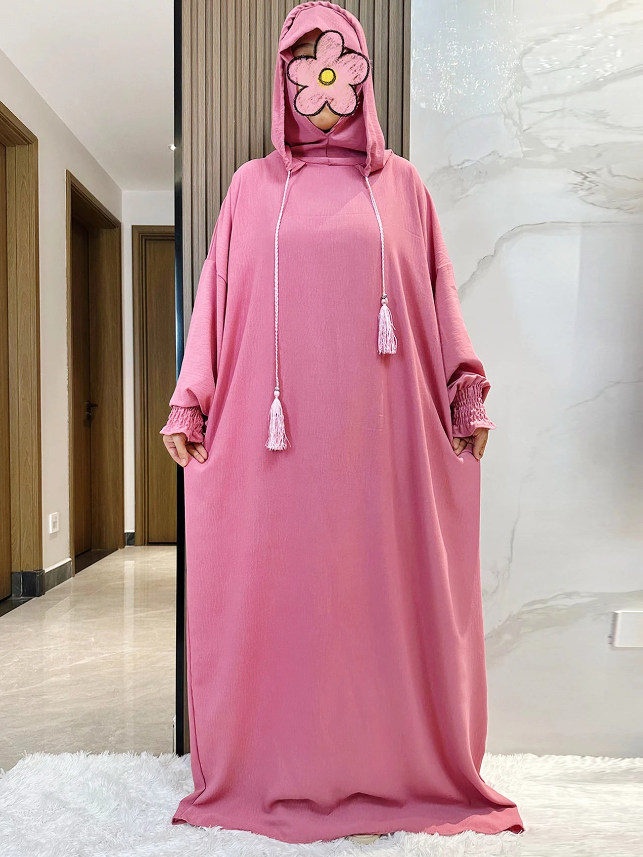 Abaya Femme Longue Capuche