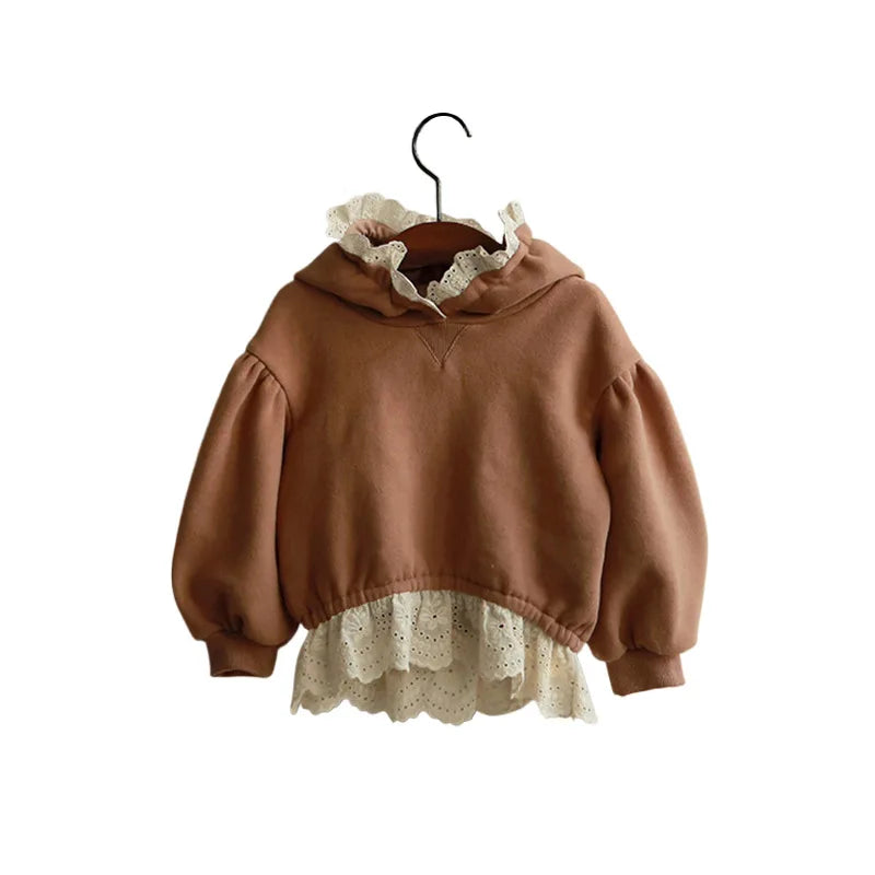 Pull Velours Fille Hiver
