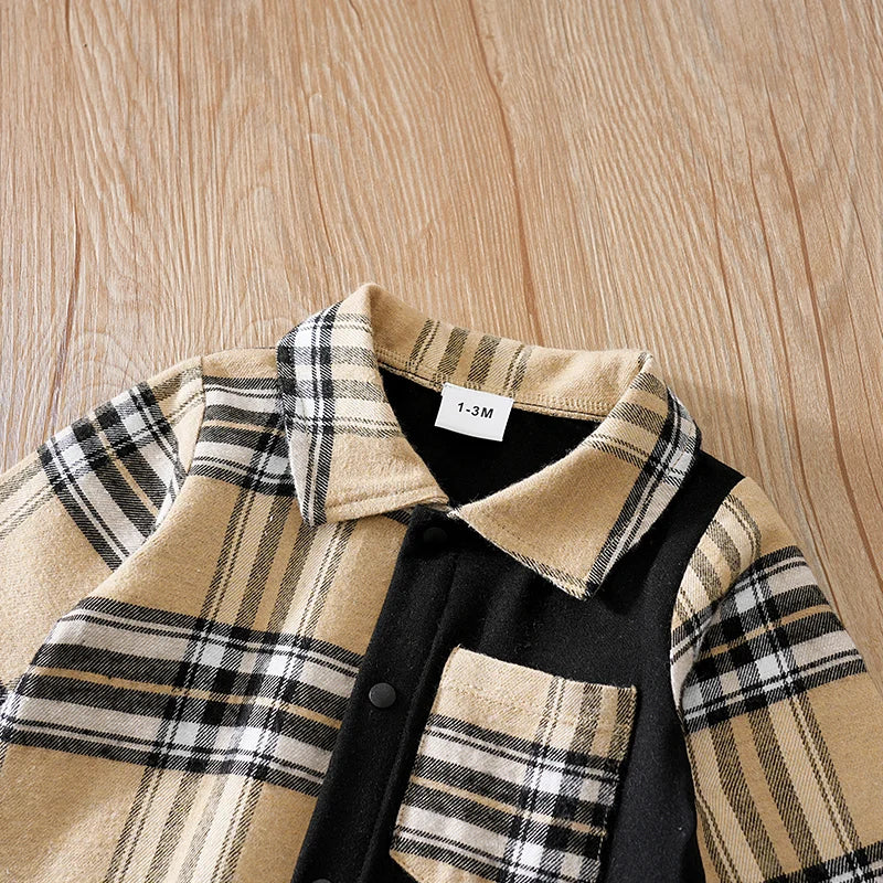 Combinaison Bébé Carreaux