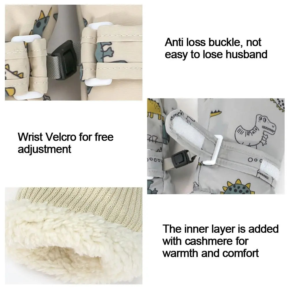 Gants Ski Enfants Étanches