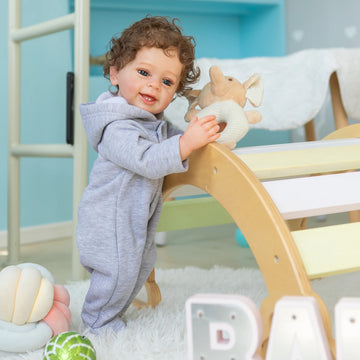 Poupée reborn réaliste en silicone – 55 cm
