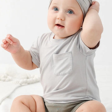 T-shirt Bébé Bambou Poche