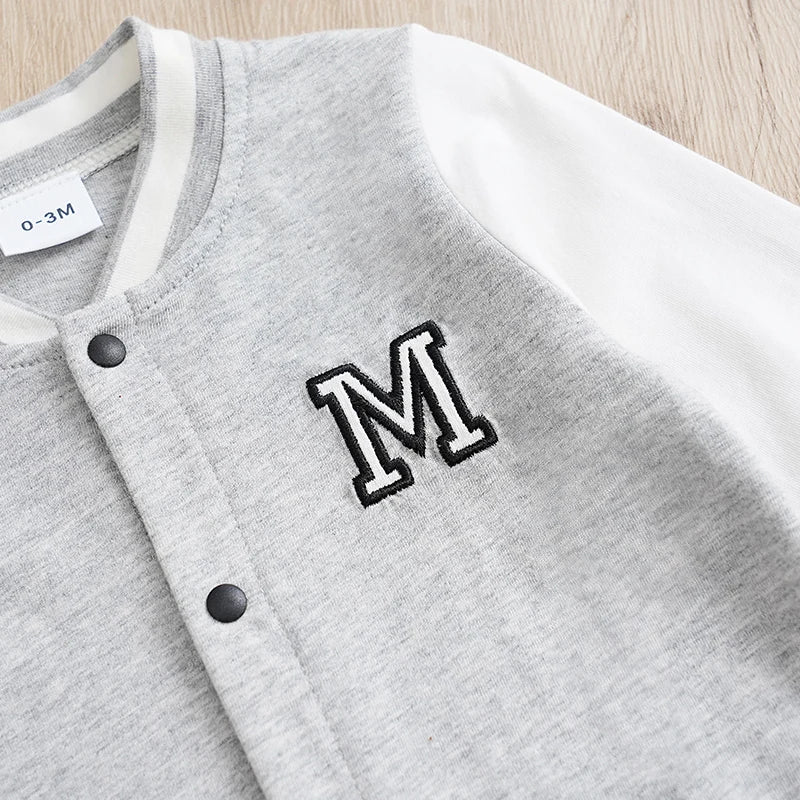 Pyjama Baseball Bébé Gris