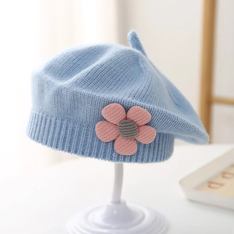 Béret Bébé Fille Tricot