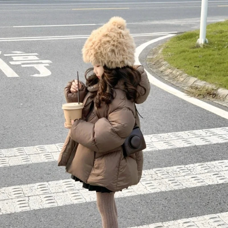 Manteau Fille Hiver Épais