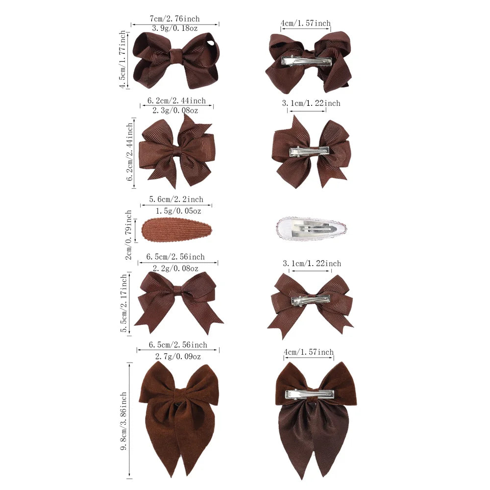 Set Barrettes Noeud Enfant