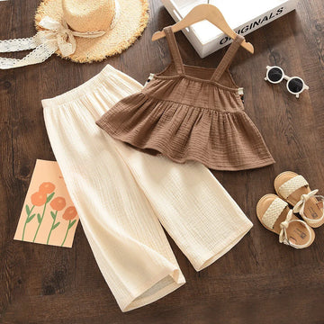 Ensemble Fille Été Fleur