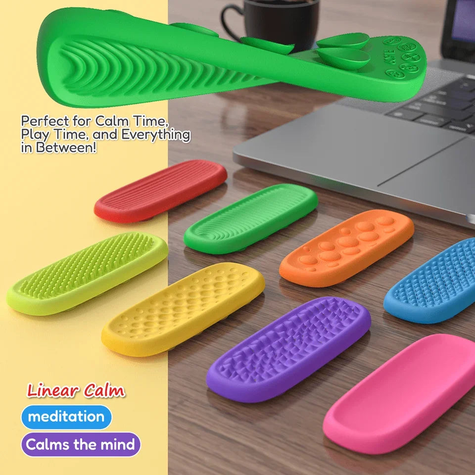 Barres Sensorielle Anti-Stressbarres sensorielles silicone, jouet anti-stress adulte, fidget sensoriel enfants, jouet relaxation anxiété, décompression tactile, barre stress relief, cadeau détente adultes
