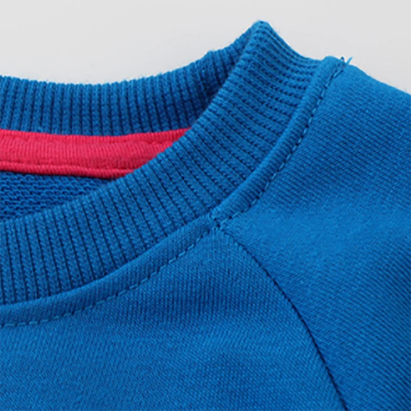 Pull Fille Fleurs Bleu