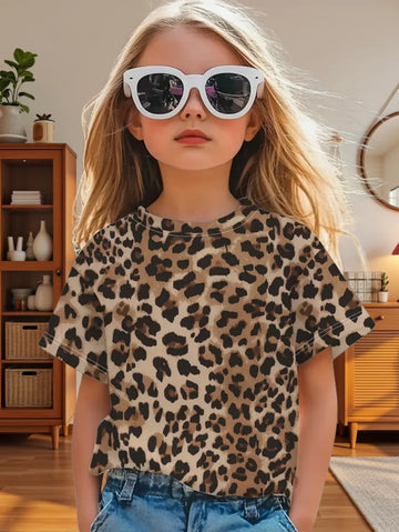 T-shirt Fille Motif Vache