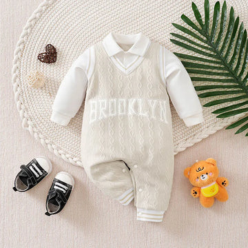 Combinaison Lettre Bébé Garçon