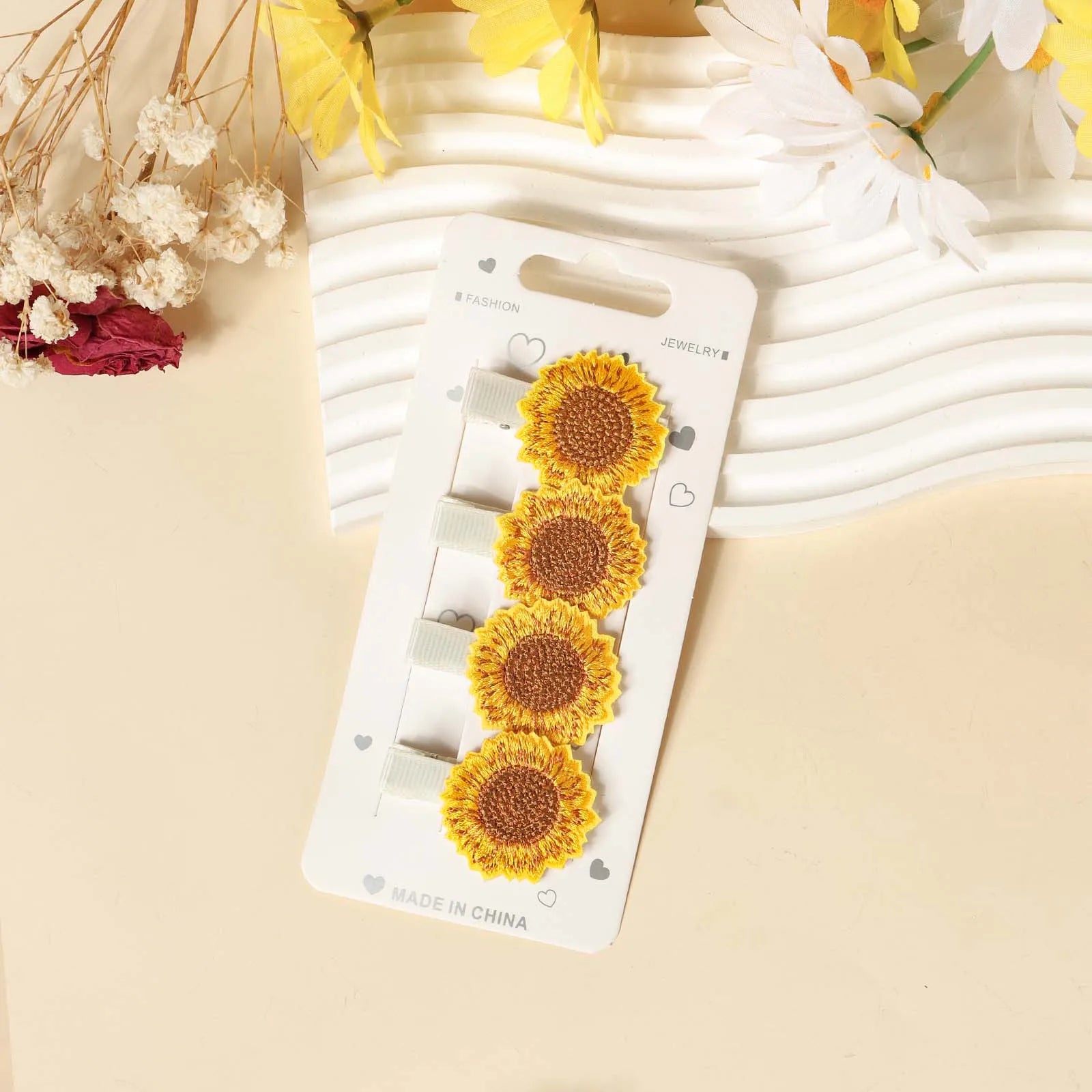 Barrettes Fleurs Bébé