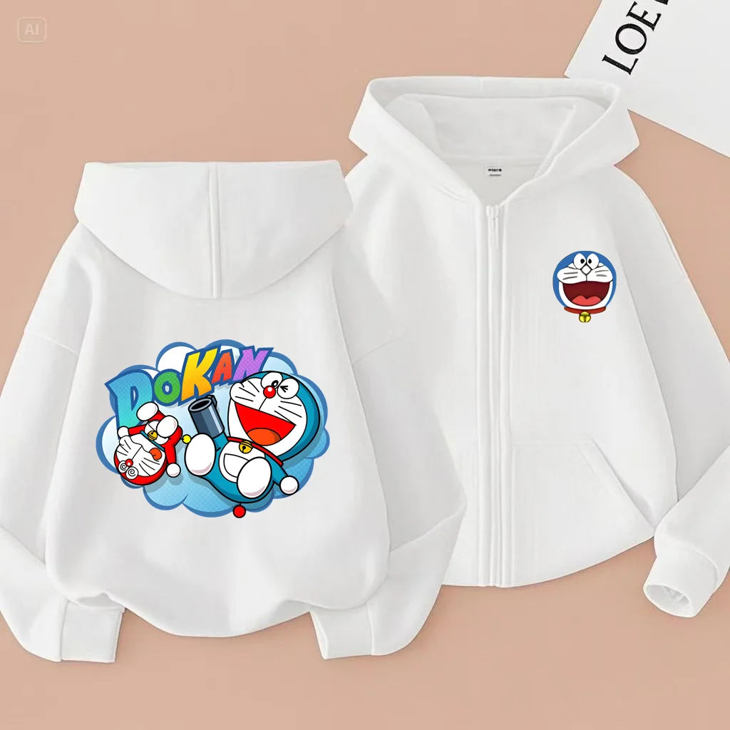 Cardigan Capuche Doraemon Enfant