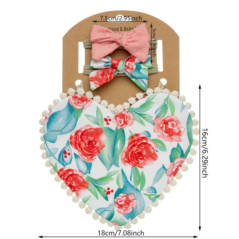 Bavoirs Bébé Saint-Valentin