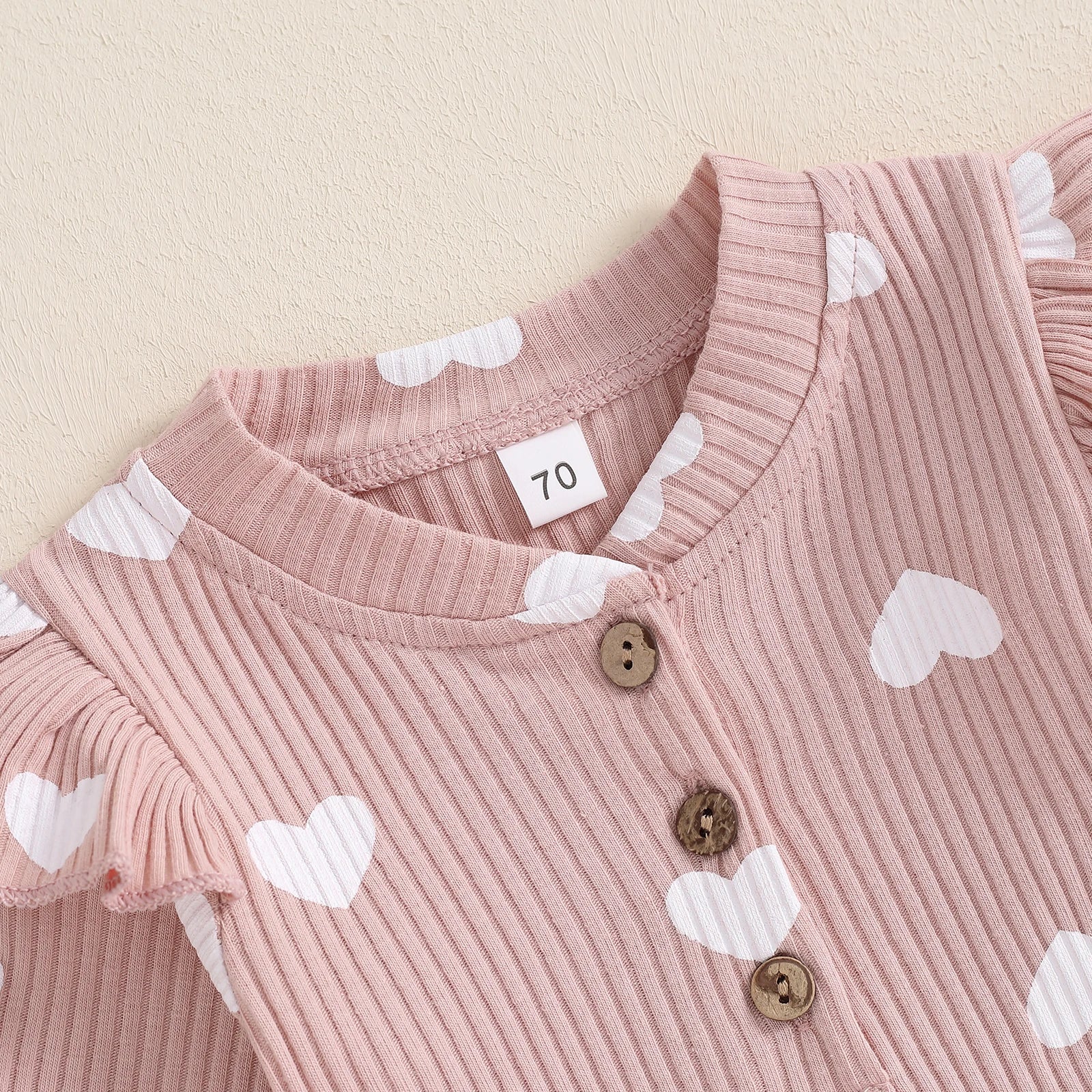 Combinaison Bébé Fille Cœur