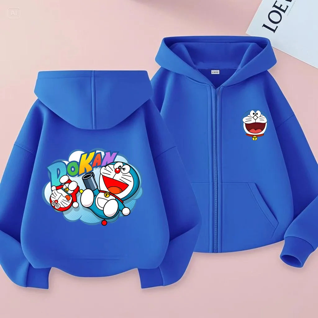 Cardigan Capuche Doraemon Enfant