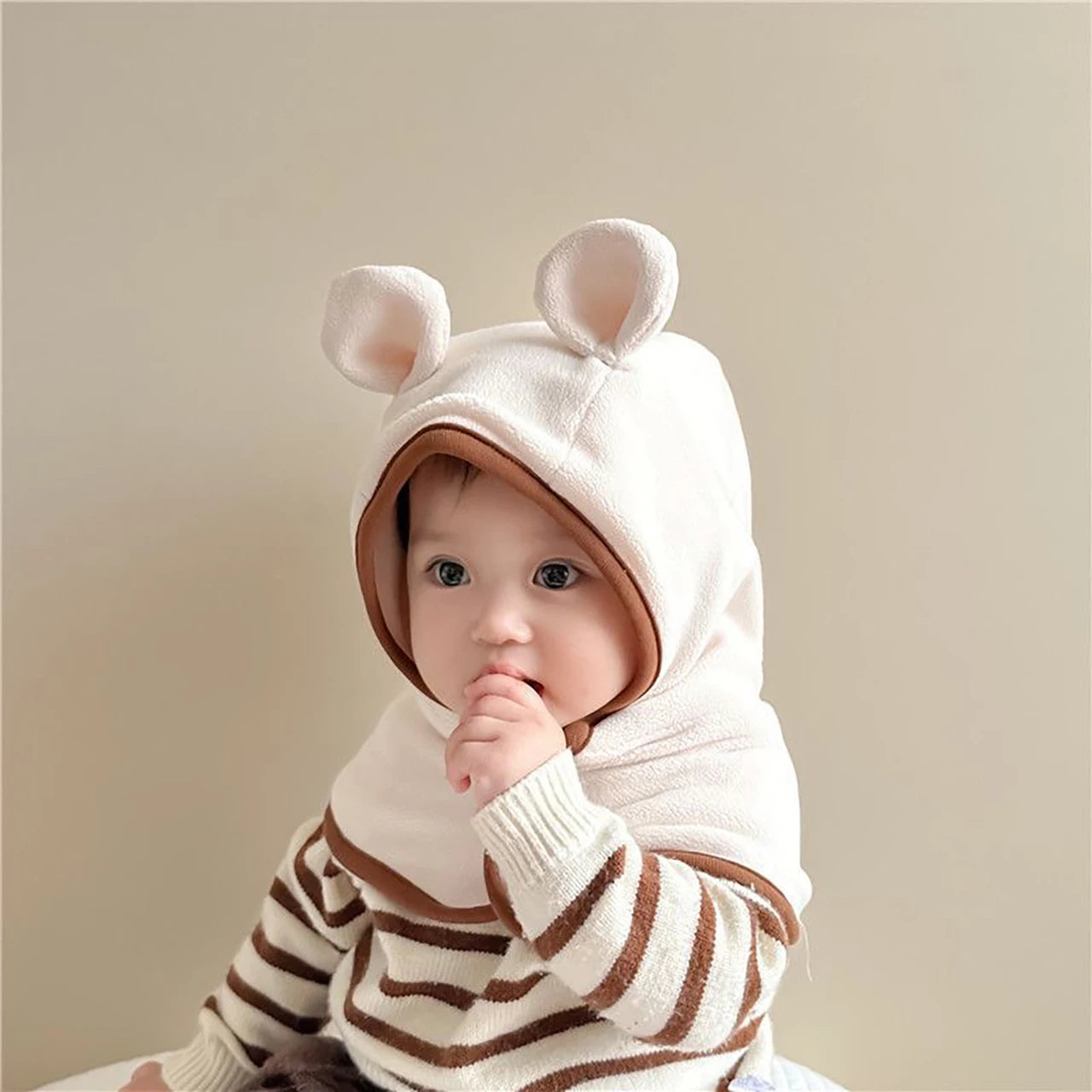 Bonnet Bébé Mouton Fleece