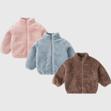 Manteau Peluche Bébé Doux