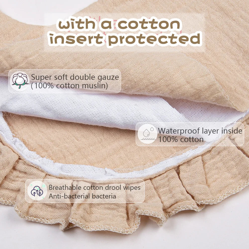 Bavoirs Bébé Coton Ajustable