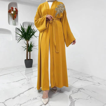 Abaya Femme Longue Brodée