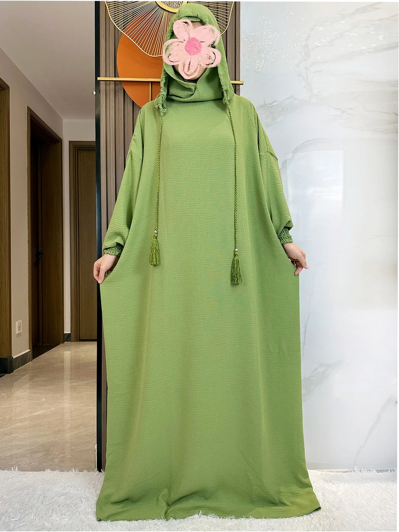 Abaya Femme Longue Capuche