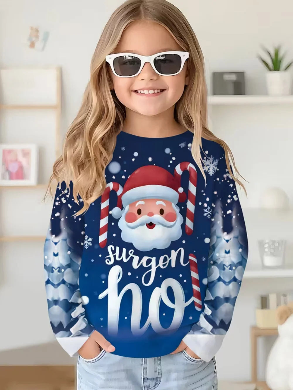 T-shirt Enfant Noël 3D