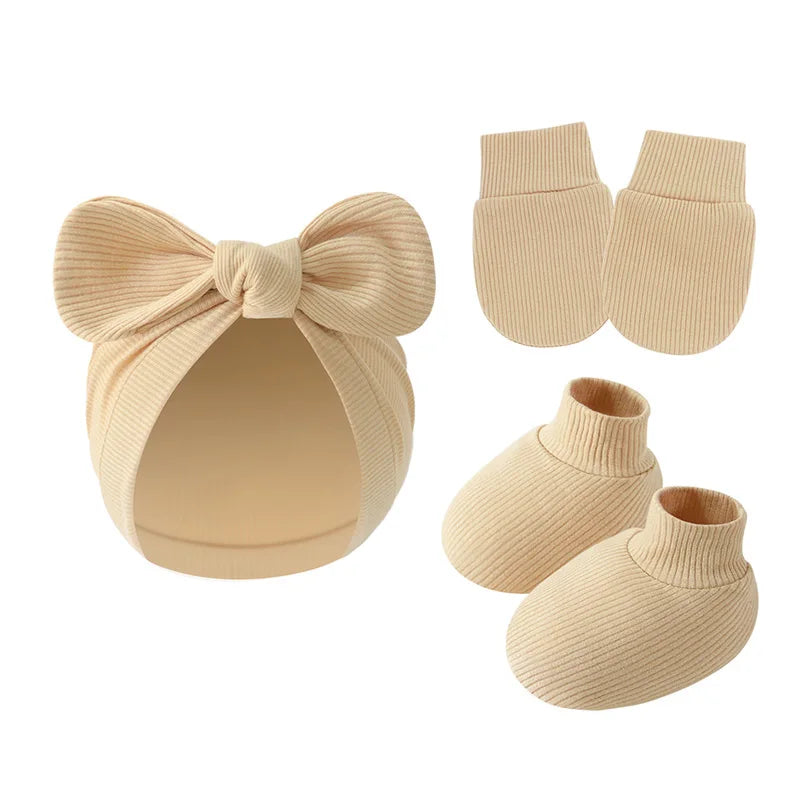 Set Bébé Bonnet Chaussettes
