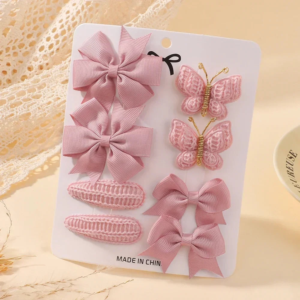 Lot Barrettes Papillon Bébé