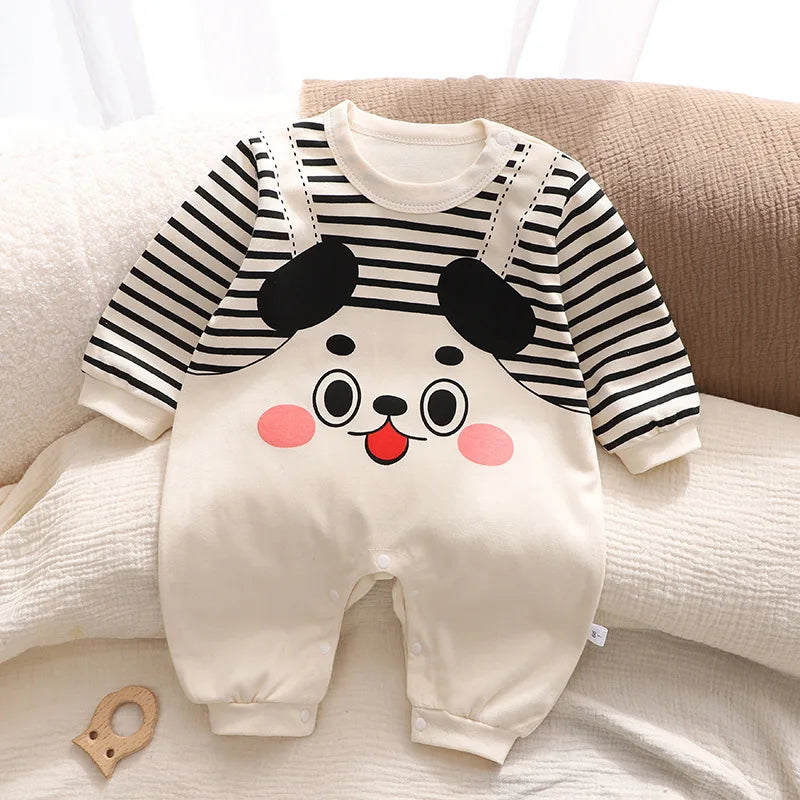 Combinaison Bébé Coton Automne Mignonne