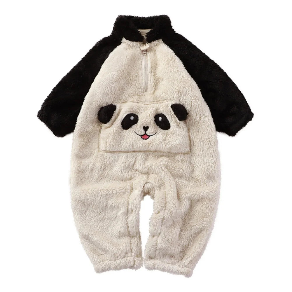 Combinaison Hiver Bébé 0-2 Ans en Polaire Douce