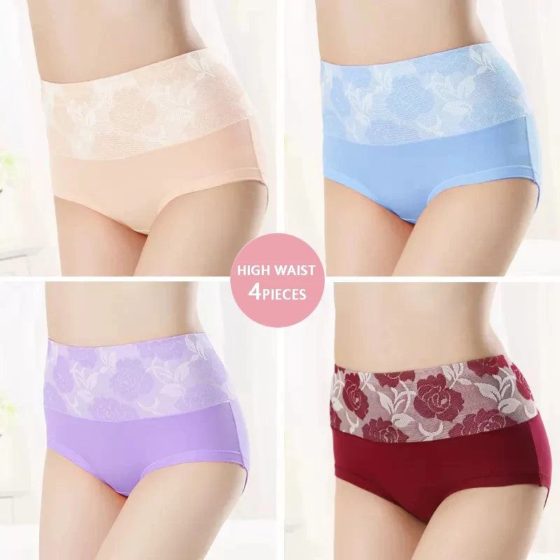 Lot de Culottes Taille Haute Confort