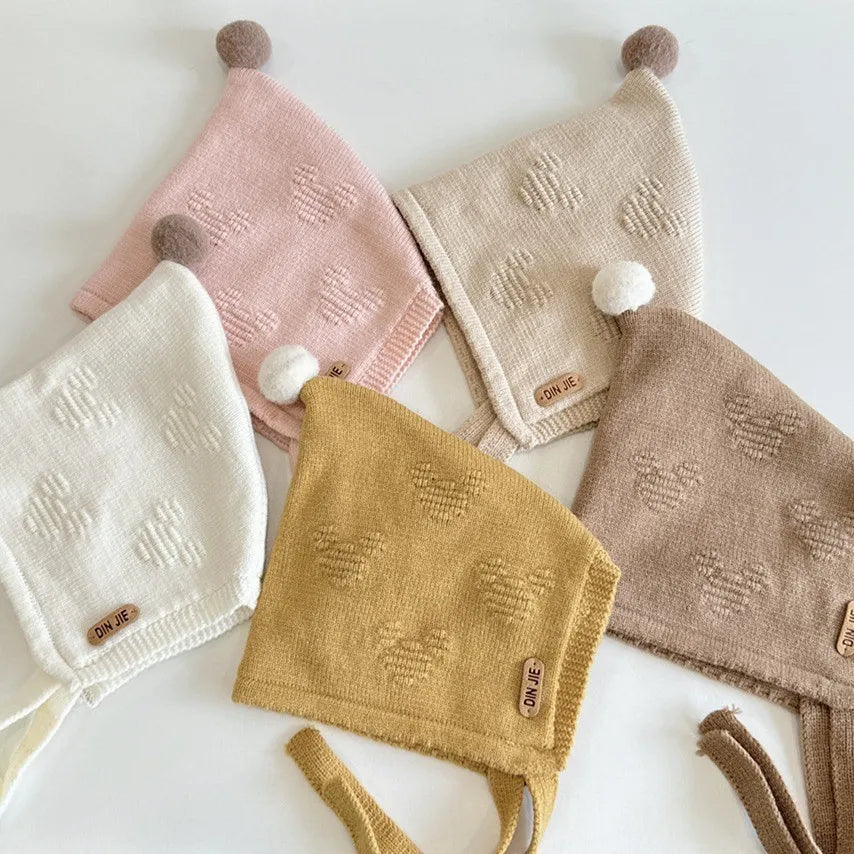 Bonnet Bébé Pompon Hiver