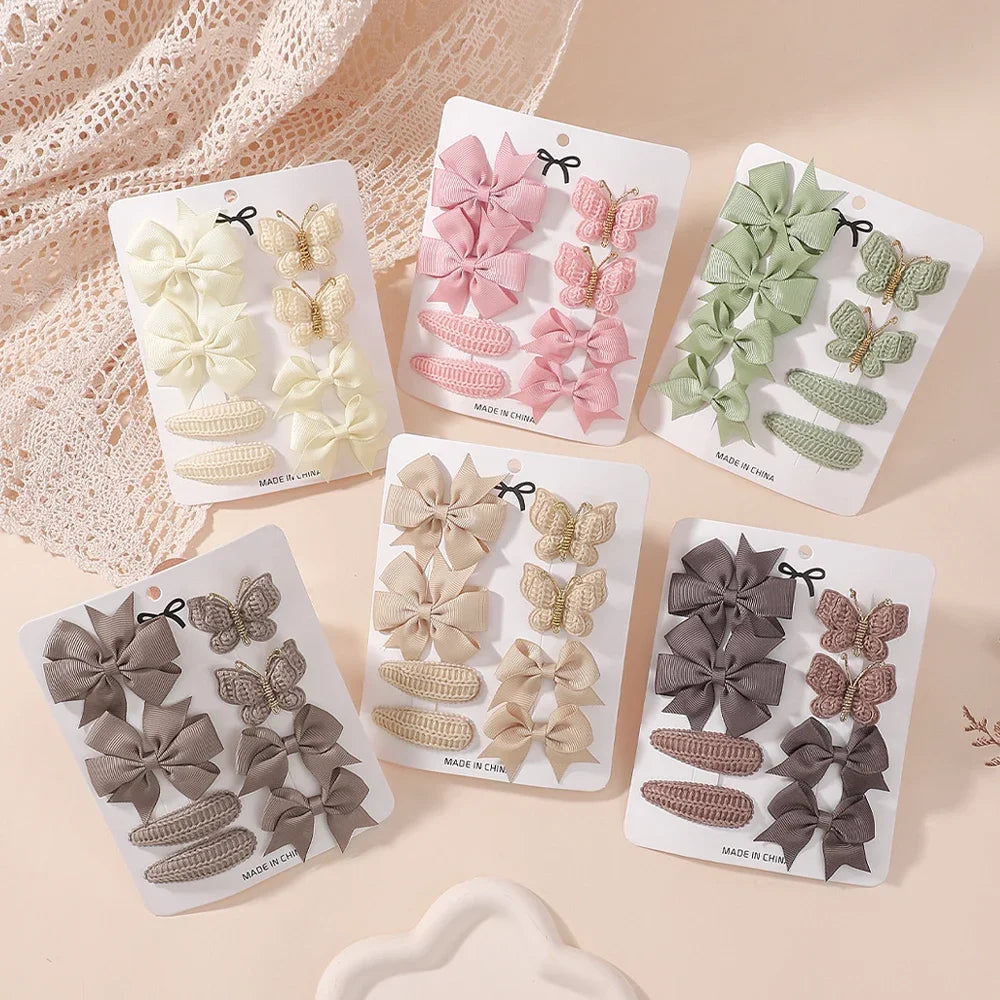 Lot Barrettes Papillon Bébé