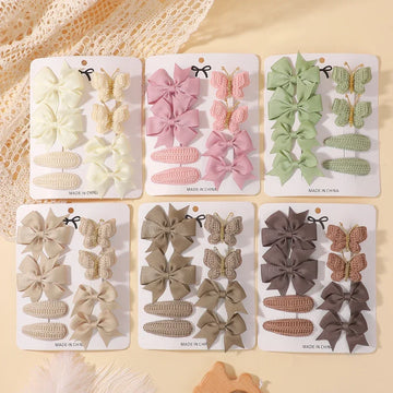 Lot Barrettes Papillon Bébé
