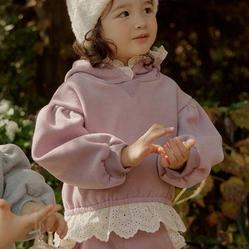 Pull Velours Fille Hiver