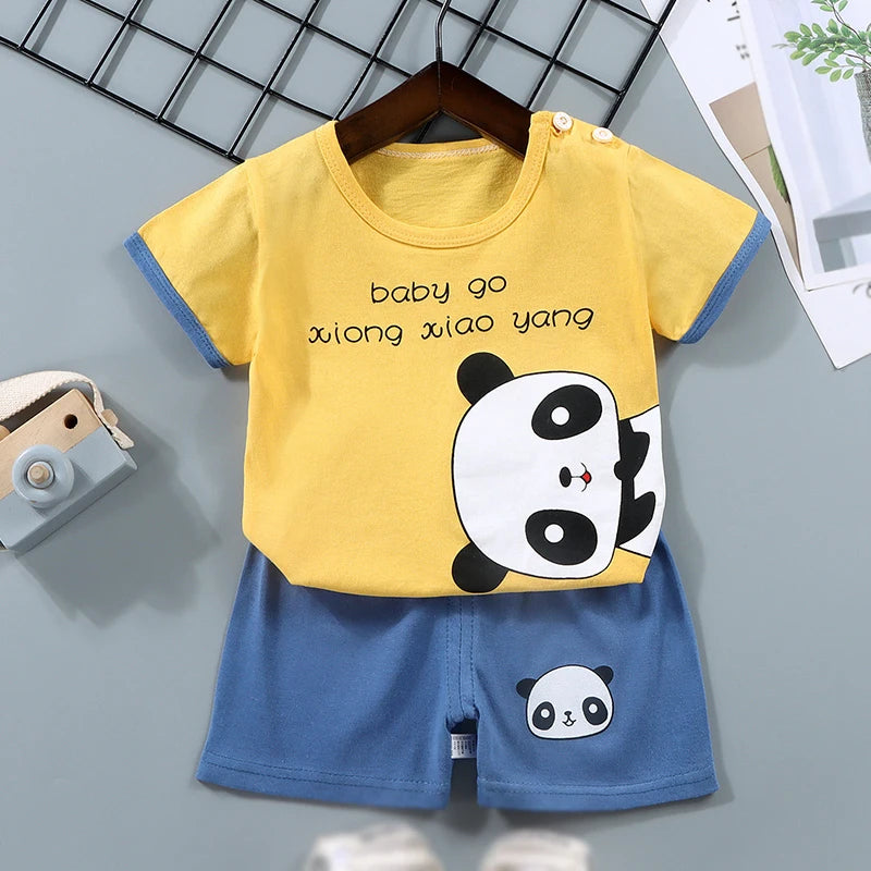 Ensemble Été Garçon Panda 2 Pièces (1-6 ans)