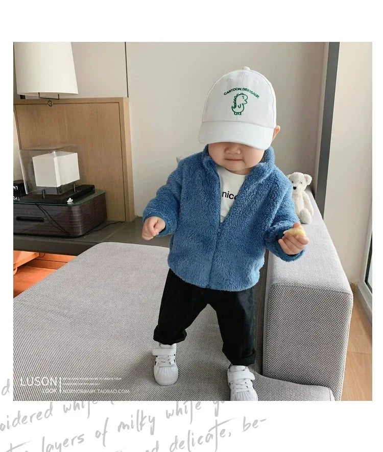 Manteau Peluche Bébé Doux