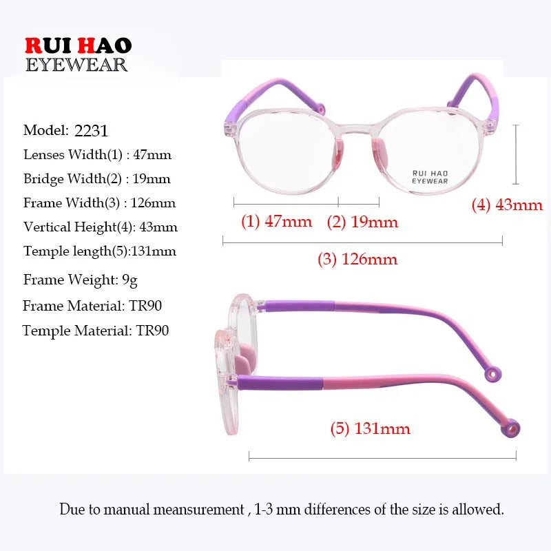 Lunettes Enfant Myopie Mixte