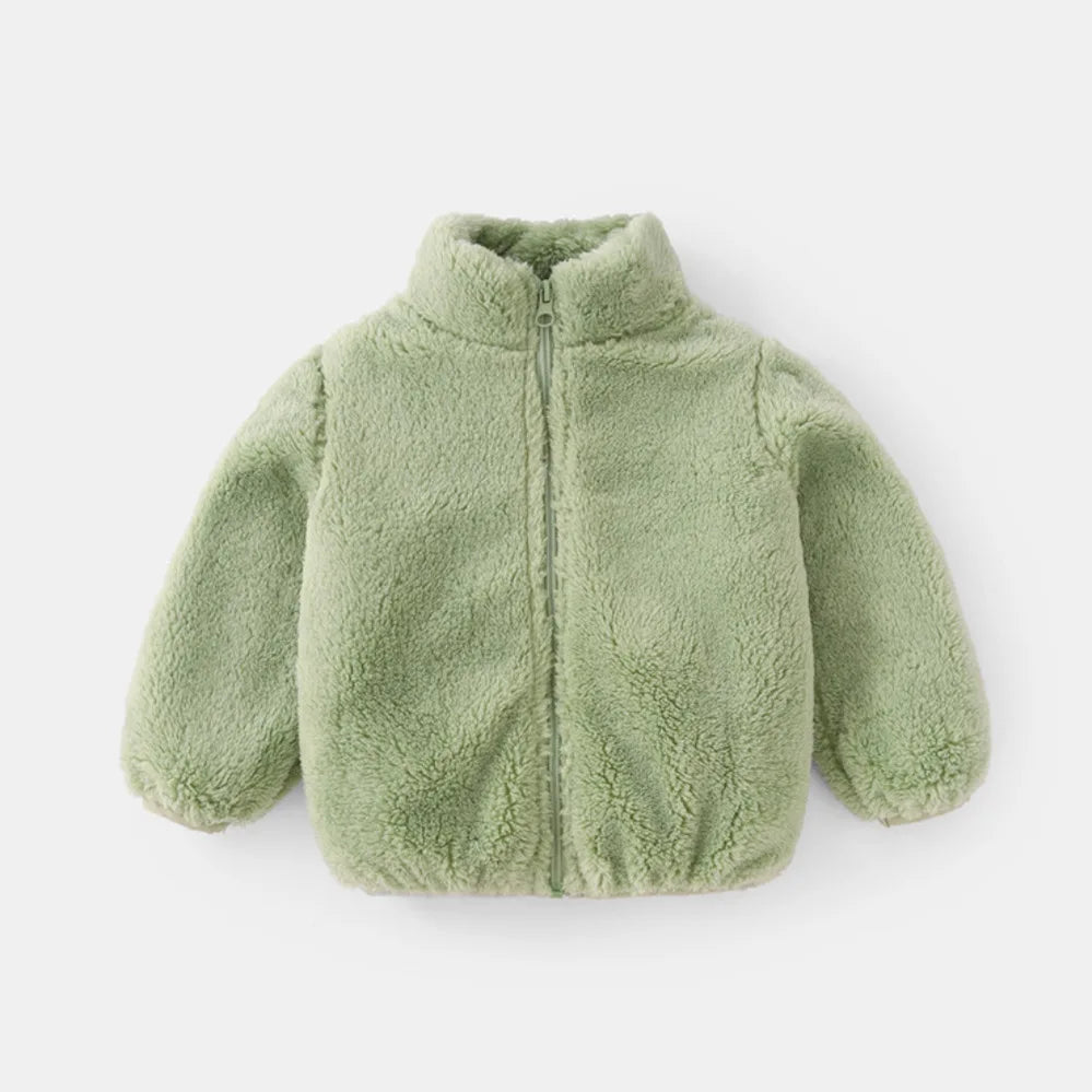 Manteau Peluche Bébé Doux