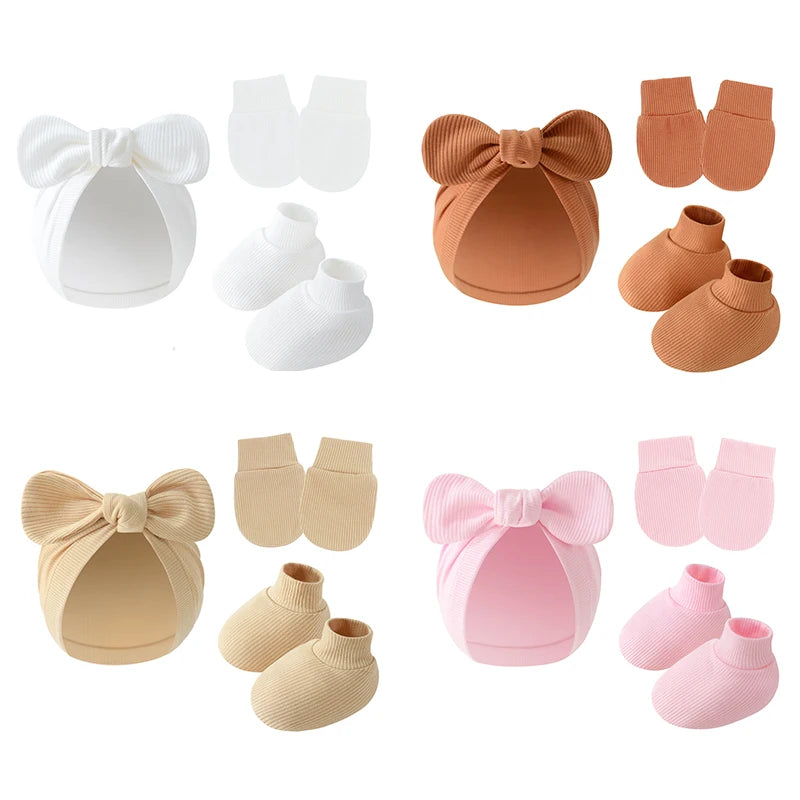 Set Bébé Bonnet Chaussettes