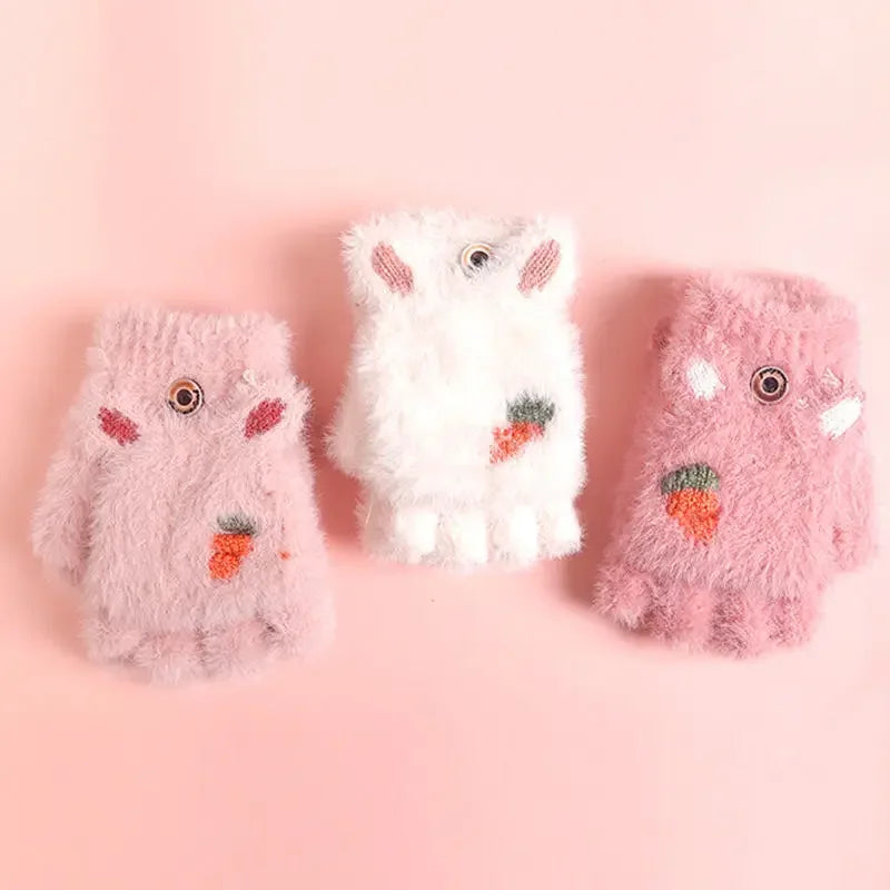 Mitaines Enfants Hiver Velours