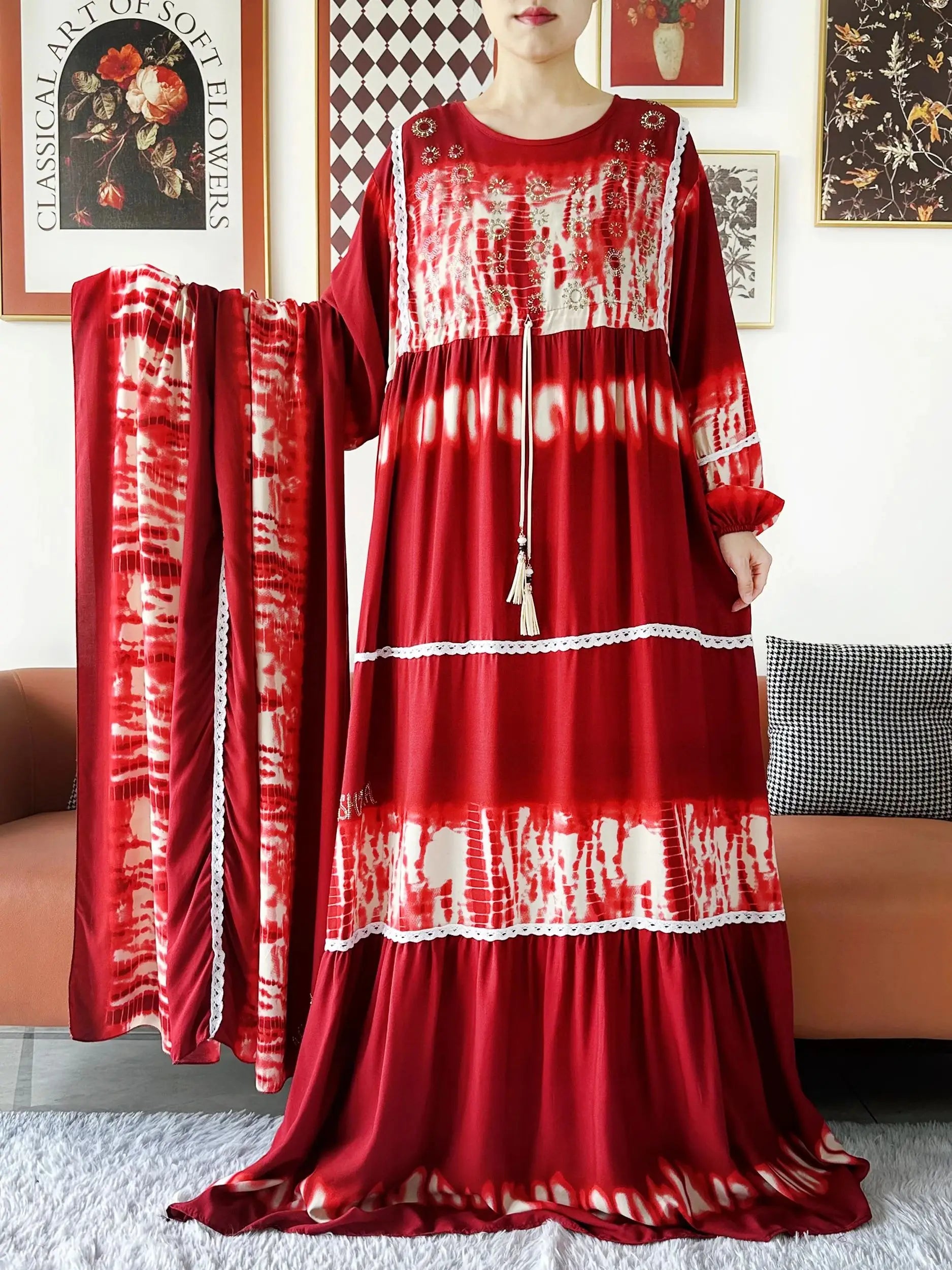 Abaya Femme Dubaï Longue Élégante