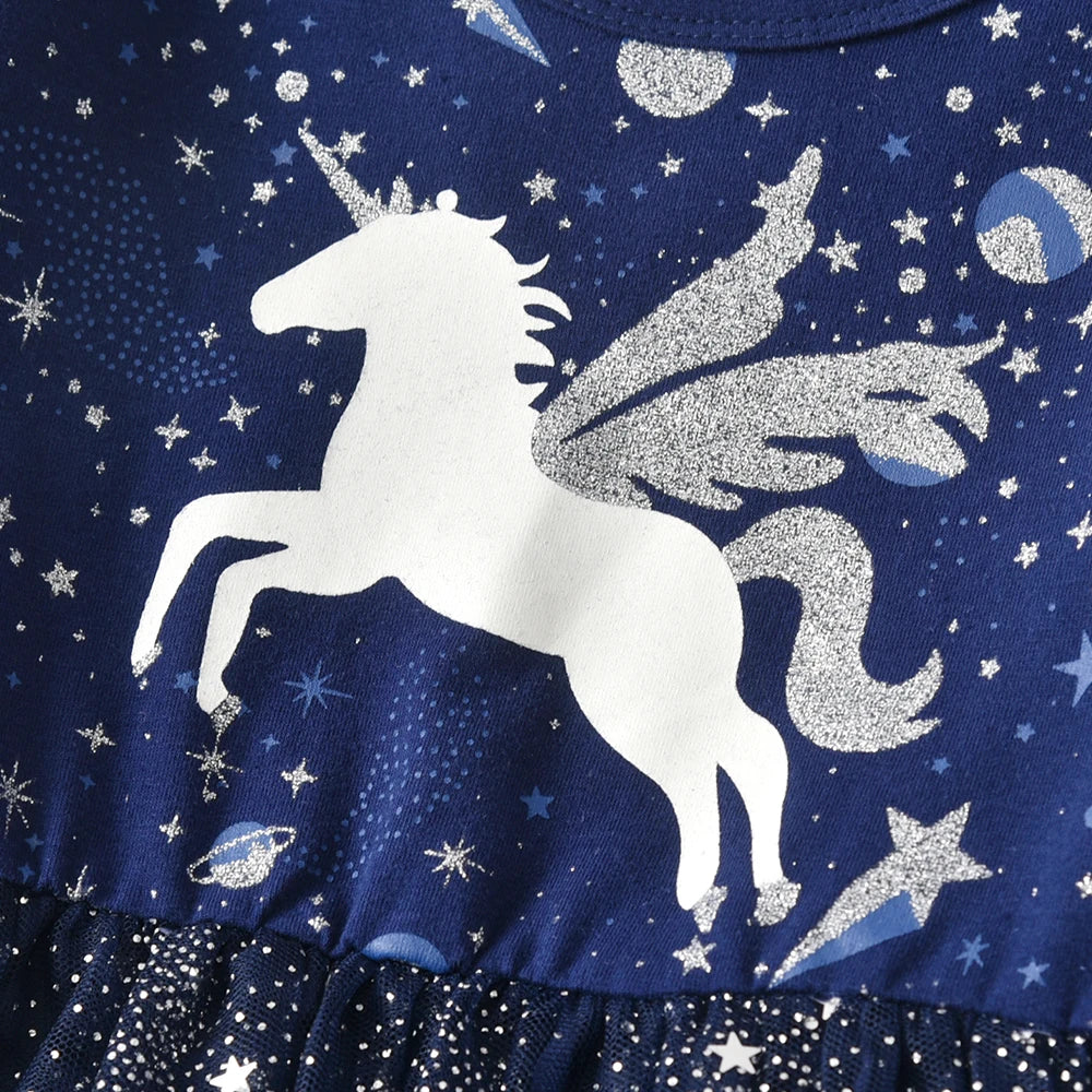 Robe Princesse Fille Galaxy