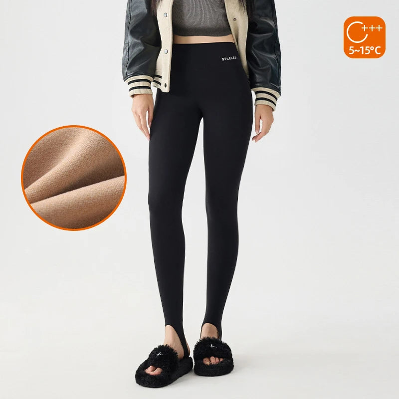 Leggings Chauds Femme Hiver