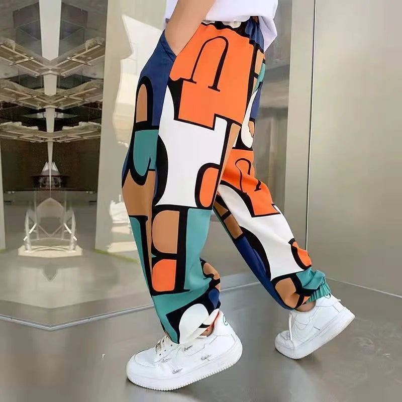 Pantalon Décontracté Garçon Imprimé